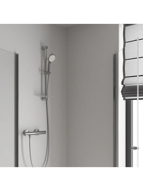 Grohtherm 800 Cosmopolitan termostatinis maišytuvas dušui (metal rankenėlės) chromas 2 Grohtherm 800 Cosmopolitan termostatinis maišytuvas dušui (metal rankenėlės) chromas 2