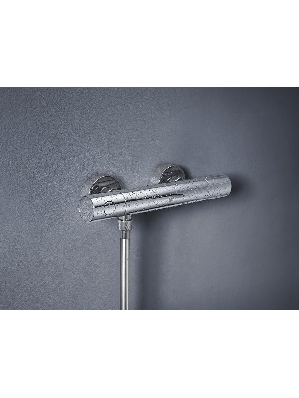 Grohtherm 800 Cosmopolitan termostatinis maišytuvas dušui (metal rankenėlės) chromas 4 Grohtherm 800 Cosmopolitan termostatinis maišytuvas dušui (metal rankenėlės) chromas 4