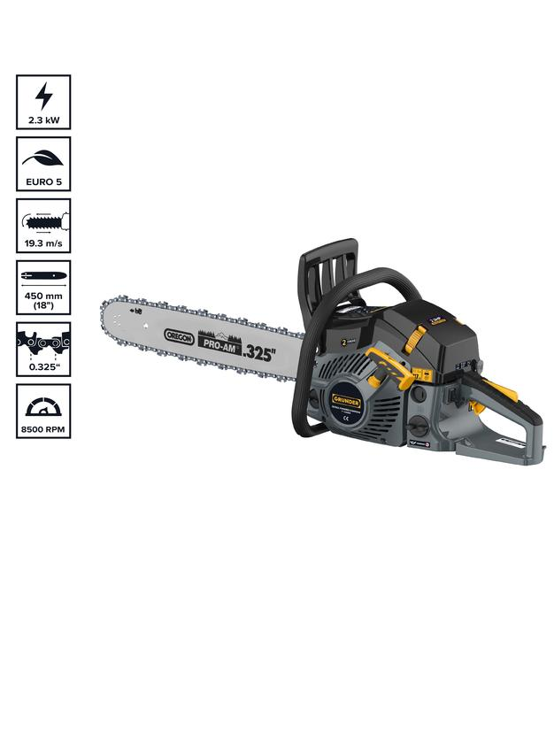 Grandininis pjūklas Grunder TT-CS5800, 2300 W, 45 cm 1 Grandininis pjūklas Grunder TT-CS5800, 2300 W, 45 cm 1