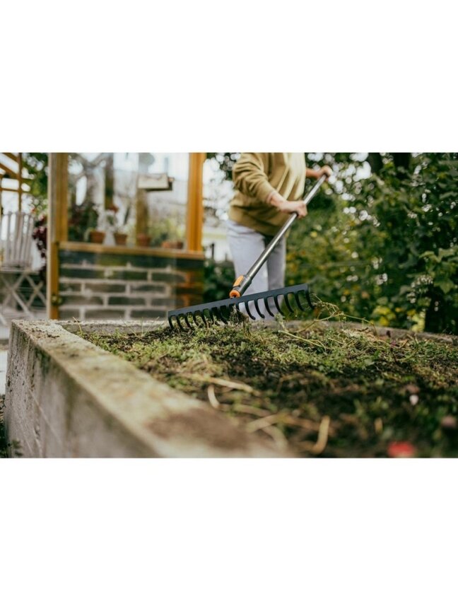 Grėblys universalus Fiskars OneClick 1080678, 40 cm 1 Grėblys universalus Fiskars OneClick 1080678, 40 cm 1