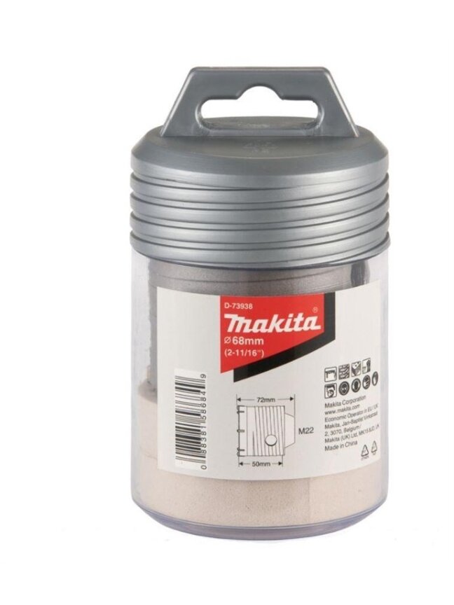 Gręžimo karūna Makita D-73938, 68 mm 1 Gręžimo karūna Makita D-73938, 68 mm 1