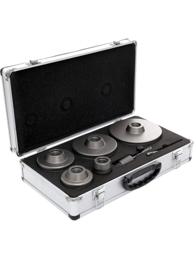 ⬡ Gręžimo karūnų rinkinys mūrui (7vnt) 40/125mm (KD10276) ⬡ Gręžimo karūnų rinkinys mūrui (7vnt) 40/125mm (KD10276)
