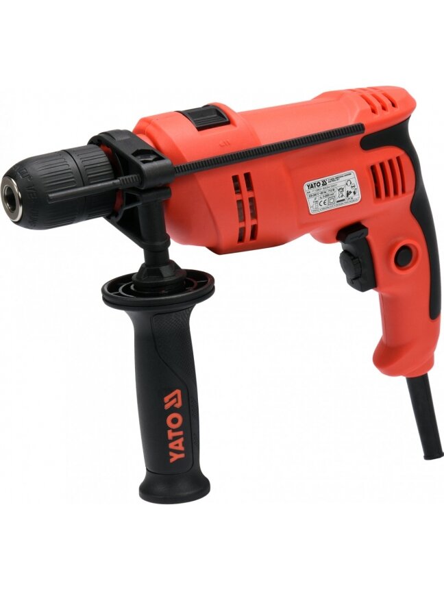 Gręžtuvas smūginis 710W Yato | Ø 1-13mm, 0-2800 aps/min