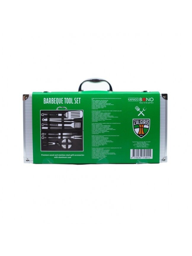 Grilio įrankių komplektas Kamado Bono Žalgiris Toolset 1 Grilio įrankių komplektas Kamado Bono Žalgiris Toolset 1