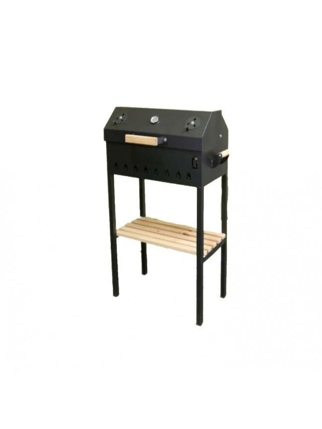 Grilis Abas Smokehouse, juoda, 80 cm Grilis Abas Smokehouse, juoda, 80 cm