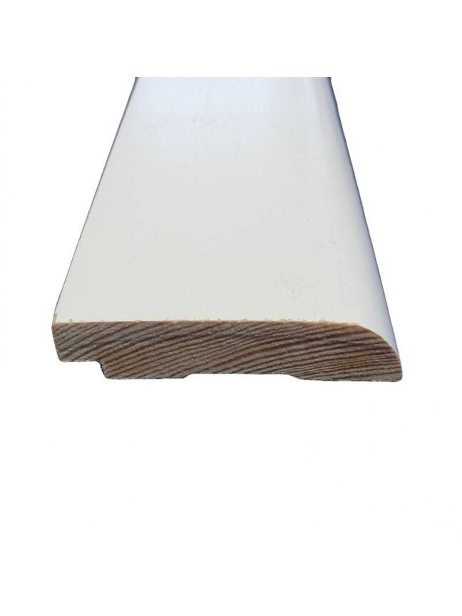 Grindjuostė, balta, 16 x 95 x 2700 mm Grindjuostė, balta, 16 x 95 x 2700 mm