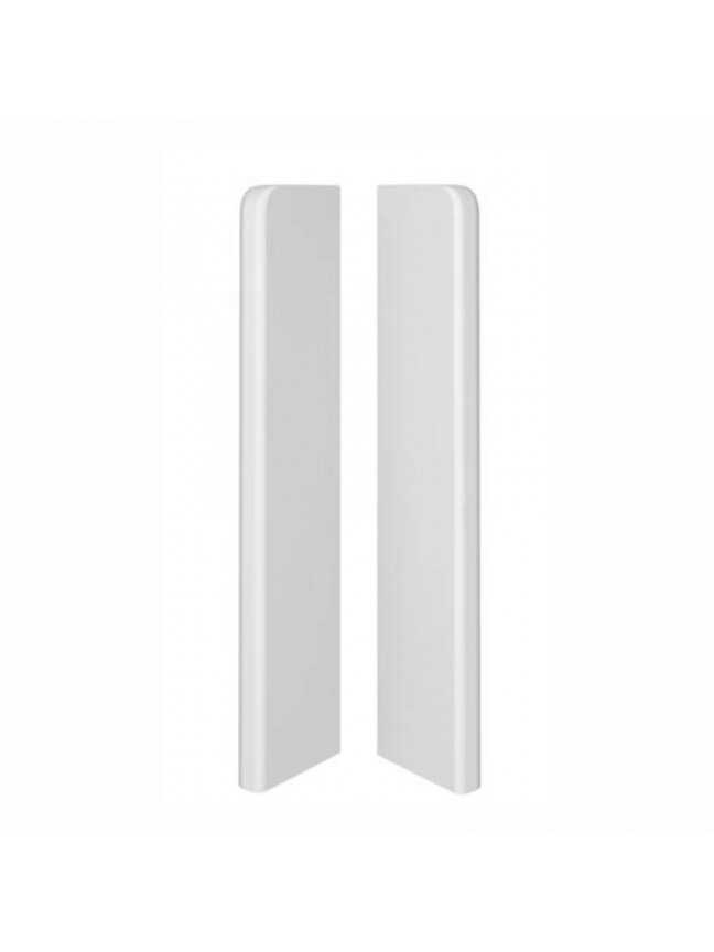 Grindjuostė ESPUMO (ESP201) balta | (plastikiniai užbaigimai) 2 vnt. Grindjuostė ESPUMO (ESP201) balta | (plastikiniai užbaigimai) 2 vnt.