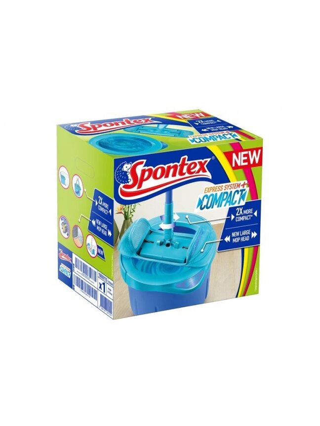 Grindų valymo rinkinys Spontex + DOVANA šluosčių rinkinys 1