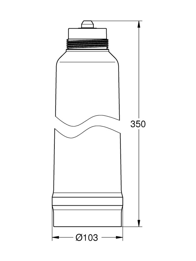GROHE Blue 5-ių pakopų vandens filtras L-Size 2500 ltr. 1