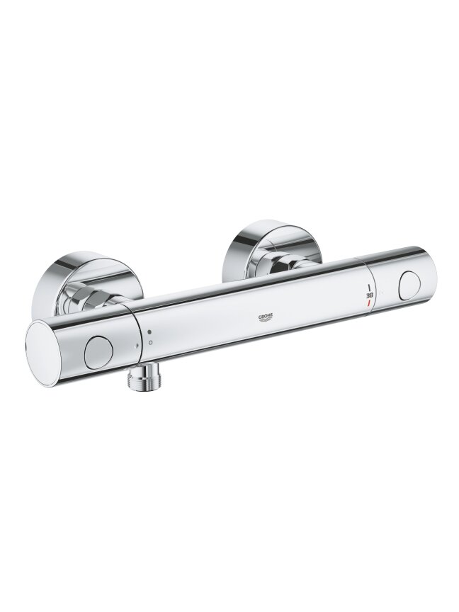 Grohtherm 800 Cosmopolitan termostatinis maišytuvas dušui (metal rankenėlės) chromas 1 Grohtherm 800 Cosmopolitan termostatinis maišytuvas dušui (metal rankenėlės) chromas 1