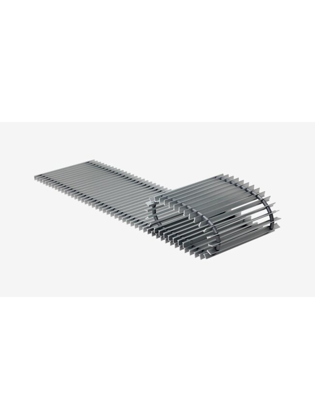 Grotelės įleidžiamam grindiniam konvektoriui GR 240x22 Aliuminis Grotelės įleidžiamam grindiniam konvektoriui GR 240x22 Aliuminis