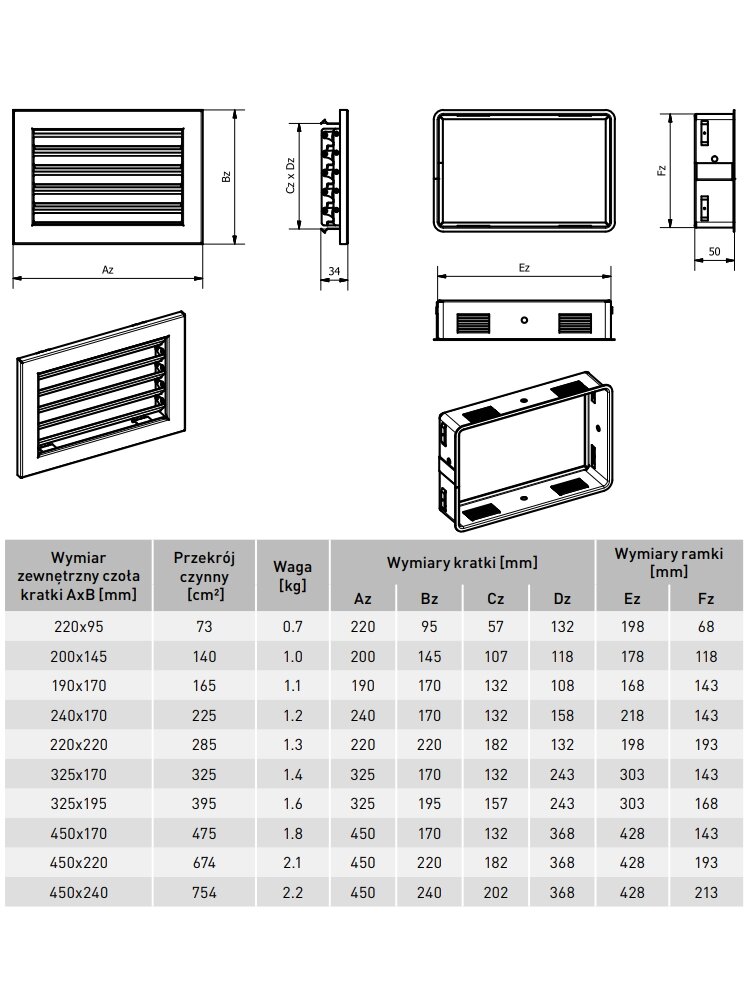 Grotelės VENTLAB 450x240, fiksuotos žaliuzės, juodos 1 Grotelės VENTLAB 450x240, fiksuotos žaliuzės, juodos 1