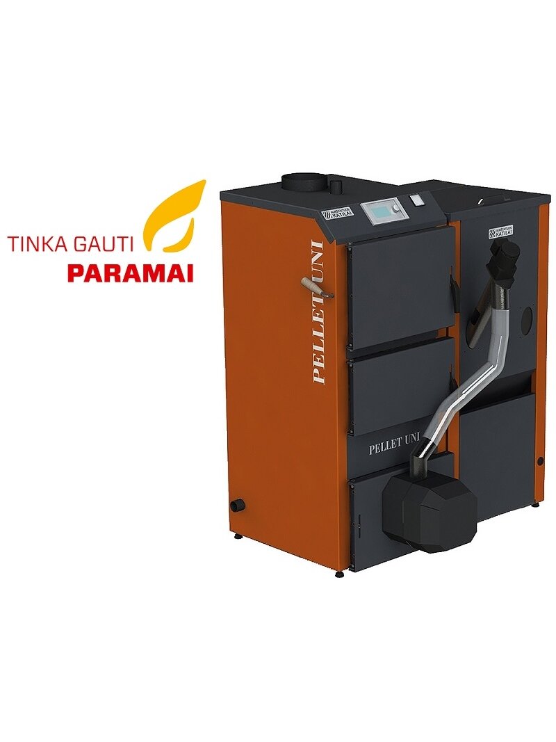 Granulinis katilas PELLET UNI 26 kW su rotac. 26 kW degikliu, sraigtu, 230 l met. bunkeriu 6 Granulinis katilas PELLET UNI 26 kW su rotac. 26 kW degikliu, sraigtu, 230 l met. bunkeriu 6