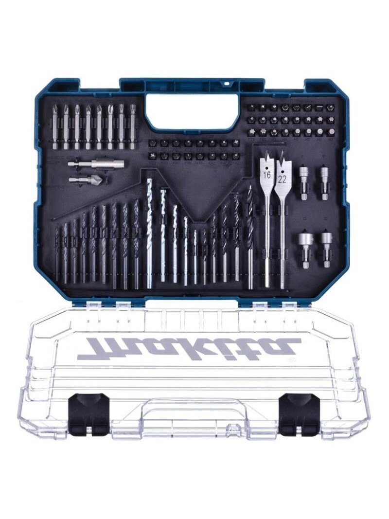 Grąžtų ir atsuktuvų antgalių komplektas Makita E-15126 75vnt 2