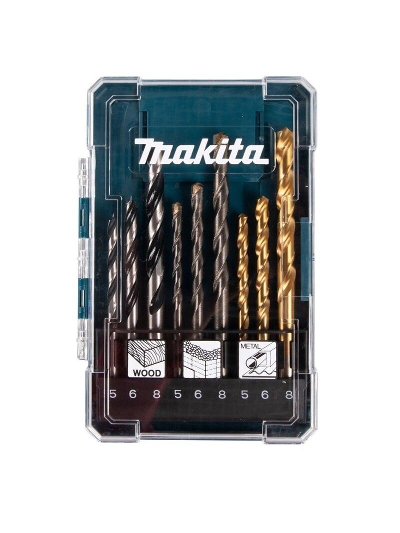 Grąžtų komplektas D-71962, 5, 6, 8 mm, 9 vnt.