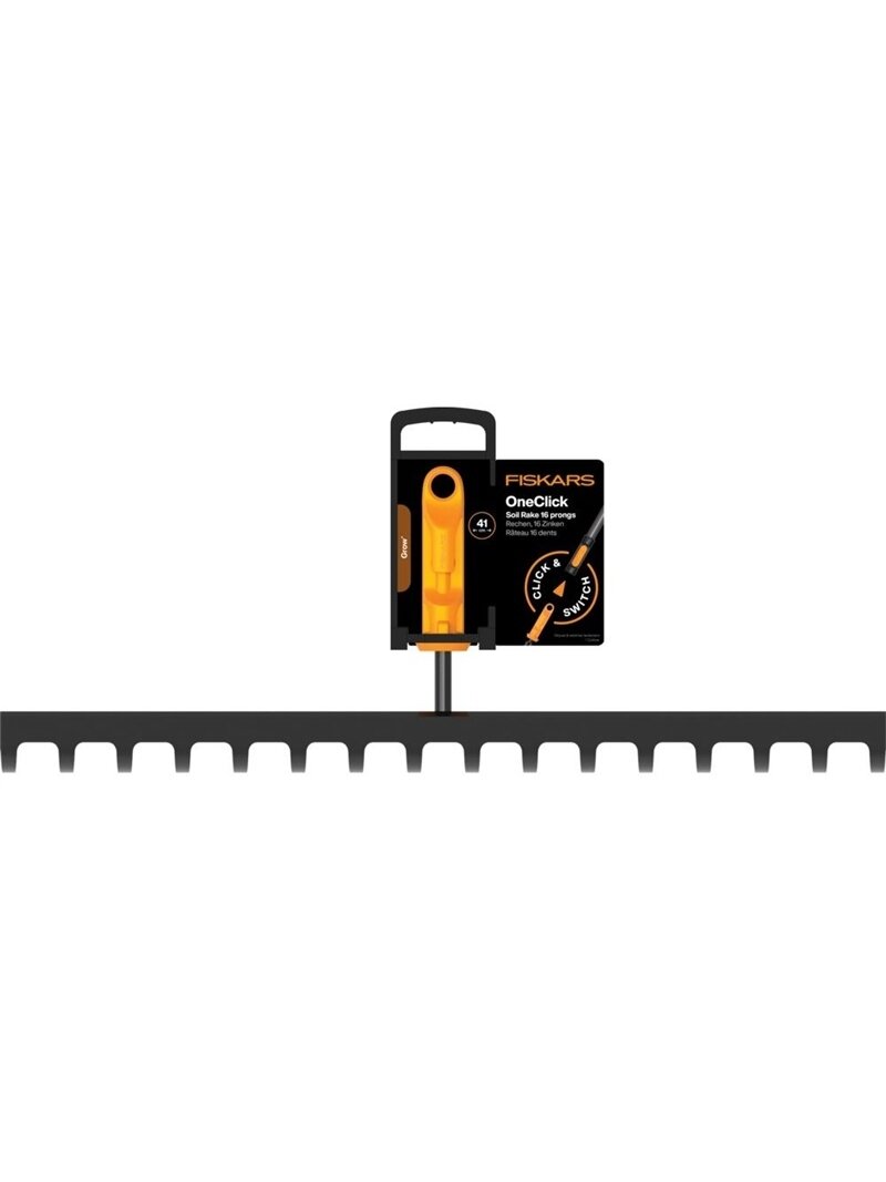 Grėblys universalus Fiskars OneClick 1080678, 40 cm 2 Grėblys universalus Fiskars OneClick 1080678, 40 cm 2