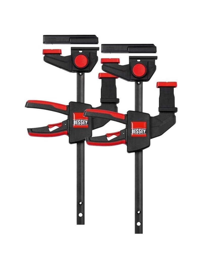 Greitos fiksacijos spaustuvas Bessey EZR15SET; 150 mm; 2 vnt Greitos fiksacijos spaustuvas Bessey EZR15SET; 150 mm; 2 vnt