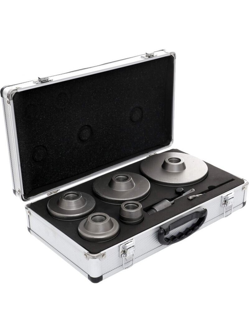 ⬡ Gręžimo karūnų rinkinys mūrui (7vnt) 40/125mm (KD10276) ⬡ Gręžimo karūnų rinkinys mūrui (7vnt) 40/125mm (KD10276)