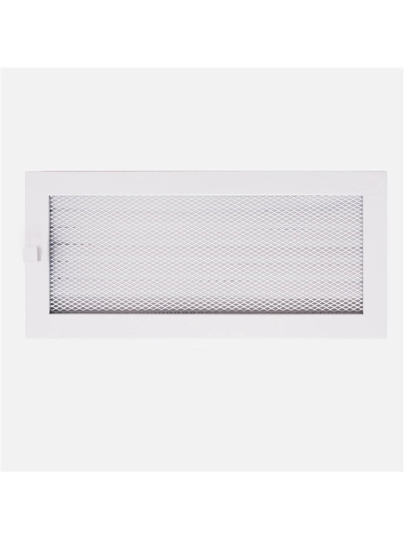 Grotelės židiniui HEARTH, baltos, 170 x 370 mm