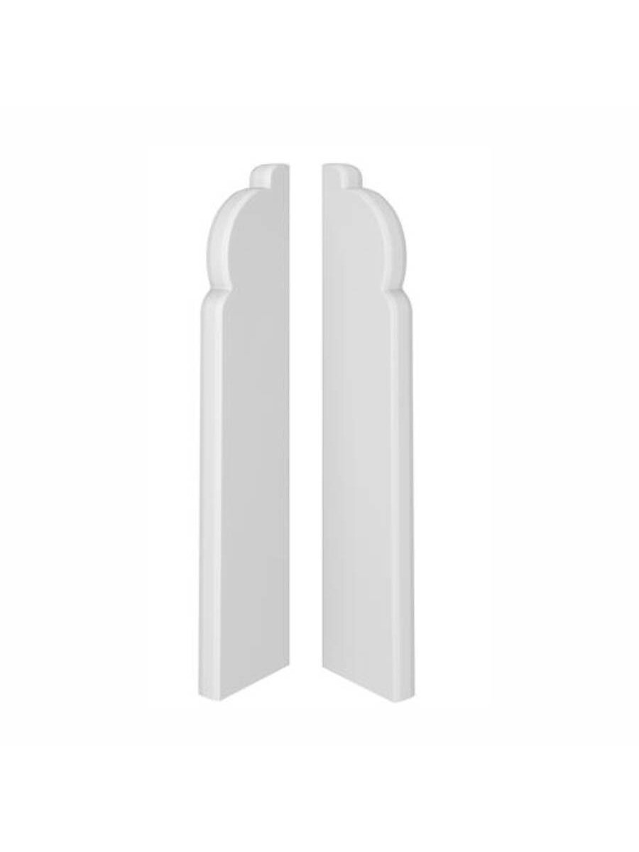 Grindjuostė ESPUMO (ESP301) balta | (plastikiniai užbaigimai) 2 vnt. Grindjuostė ESPUMO (ESP301) balta | (plastikiniai užbaigimai) 2 vnt.
