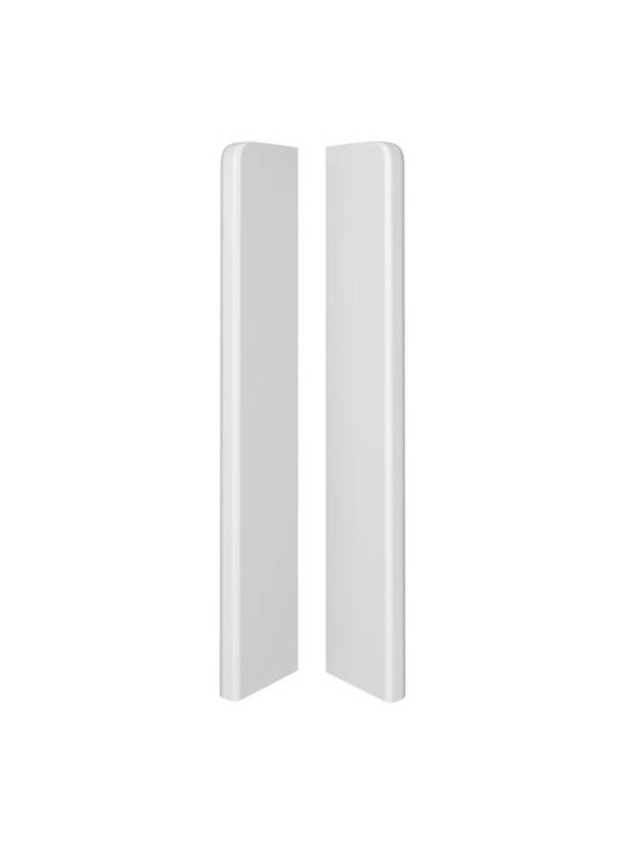 Grindjuostė ESPUMO (ESP401) balta | (plastikiniai užbaigimai) 2 vnt. Grindjuostė ESPUMO (ESP401) balta | (plastikiniai užbaigimai) 2 vnt.