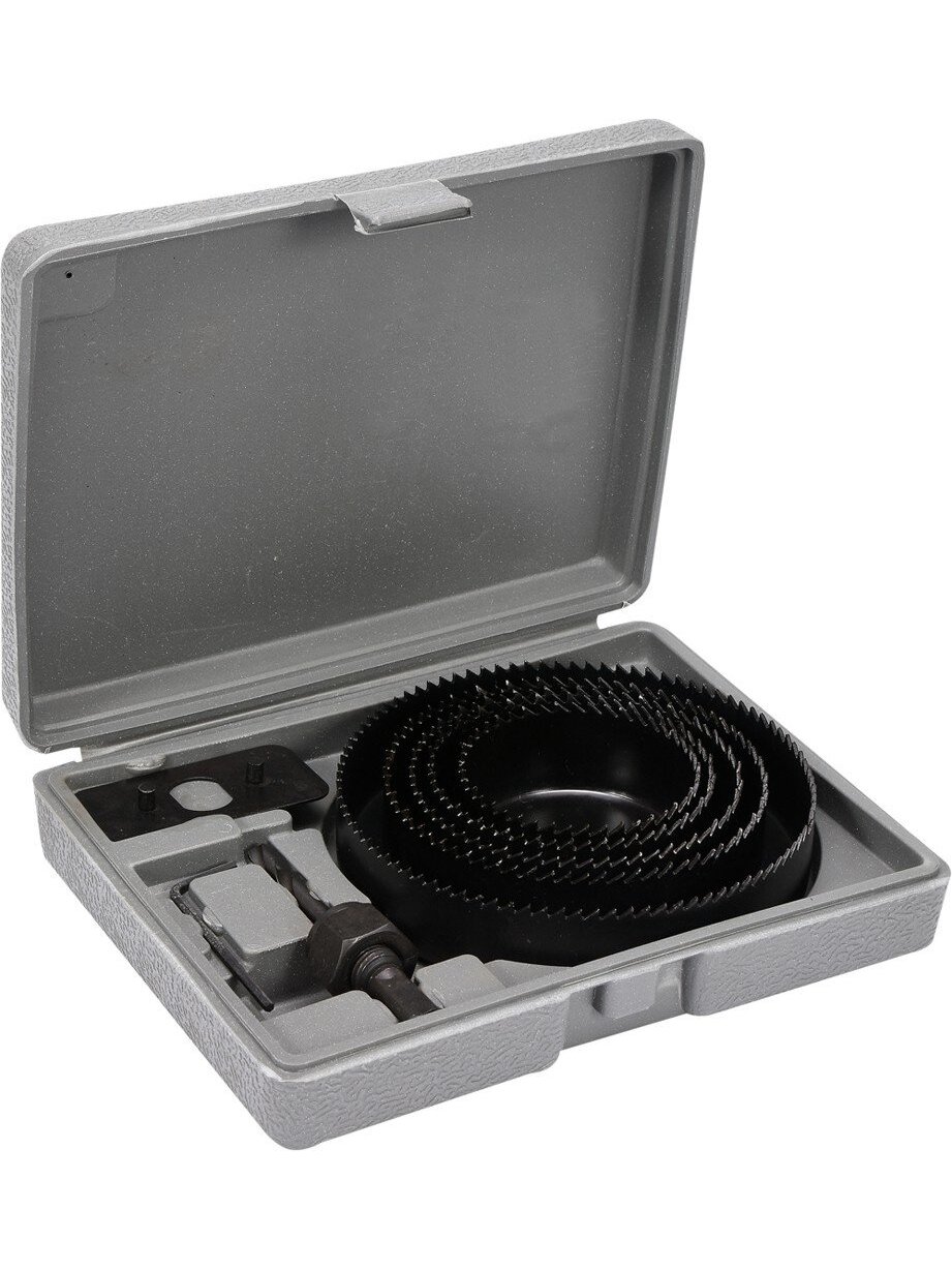 Grąžtų apvalių medžiu rinkinys Vorel | 64-127mm, 8vnt. 6