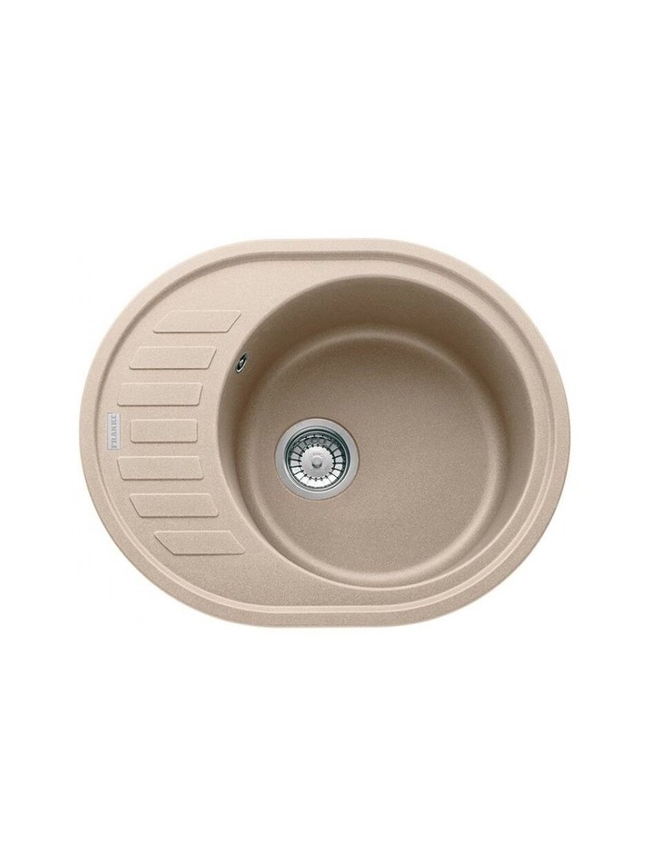 Granitinė plautuvė Franke Ronda, ROG 611-62, užkemšamas ventilis, Beige Granitinė plautuvė Franke Ronda, ROG 611-62, užkemšamas ventilis, Beige