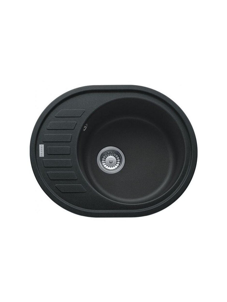 Granitinė plautuvė Franke Ronda, ROG 611-62, užkemšamas ventilis, Onyx Granitinė plautuvė Franke Ronda, ROG 611-62, užkemšamas ventilis, Onyx