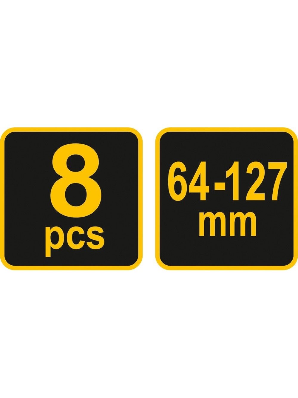 Grąžtų apvalių medžiu rinkinys Vorel | 64-127mm, 8vnt. 5 Grąžtų apvalių medžiu rinkinys Vorel | 64-127mm, 8vnt. 5