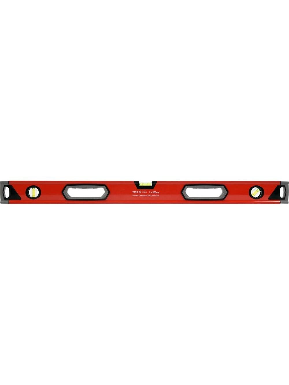 Gulsčiukas aliuminis 3L (0.5mm/m) Yato | 80cm Gulsčiukas aliuminis 3L (0.5mm/m) Yato | 80cm