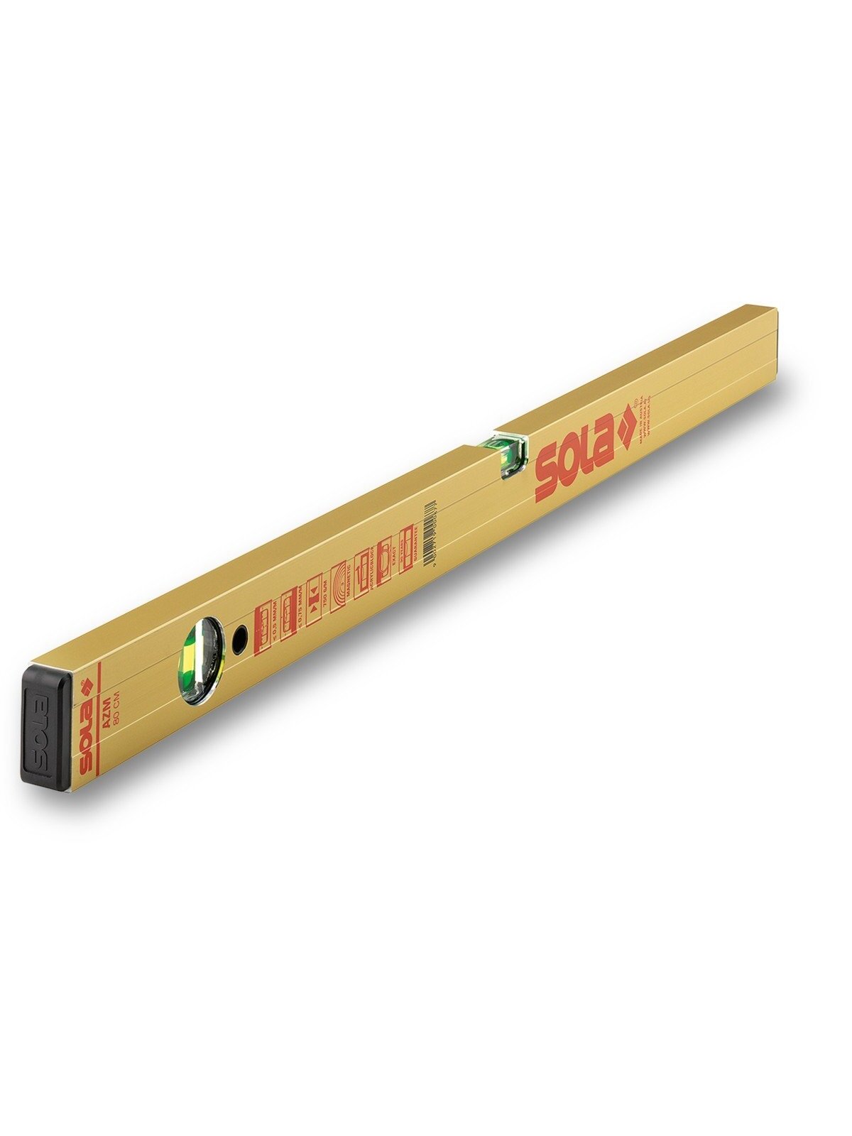 Gulsčiukas AZM, aliuminis, magnetinis Sola Profi 2L (0.5mm/m) | 120 cm Gulsčiukas AZM, aliuminis, magnetinis Sola Profi 2L (0.5mm/m) | 120 cm