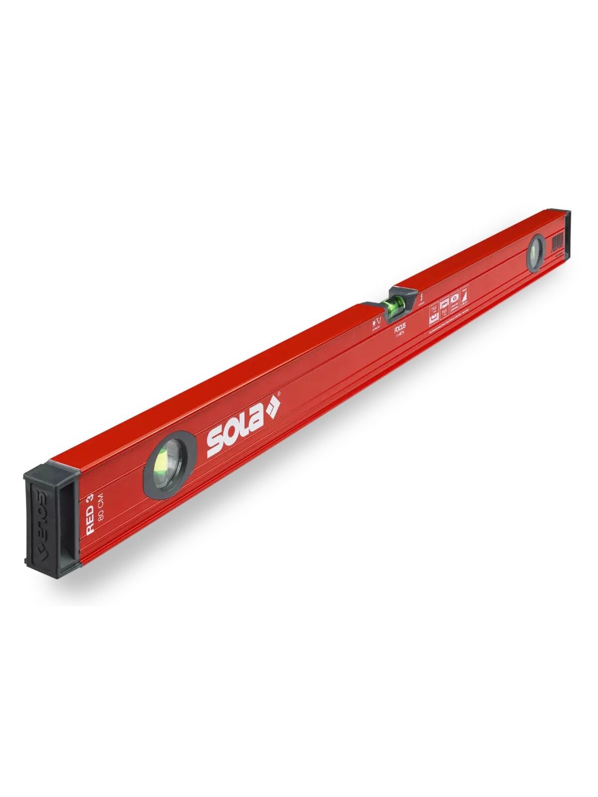 Gulsčiukas RED3, aliuminis Sola Profi 3L (0.3-0.5mm/m) | 100cm Gulsčiukas RED3, aliuminis Sola Profi 3L (0.3-0.5mm/m) | 100cm