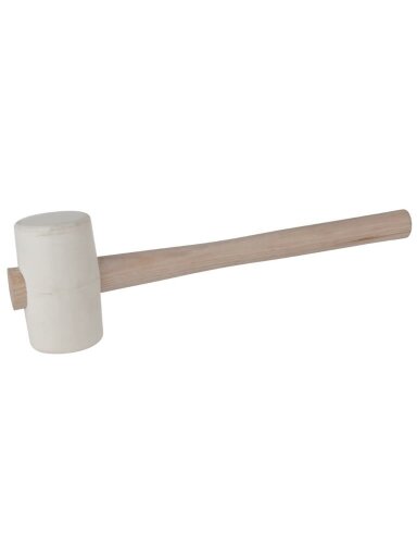 Guminis  plaktukas, baltas  735g, KS Tools