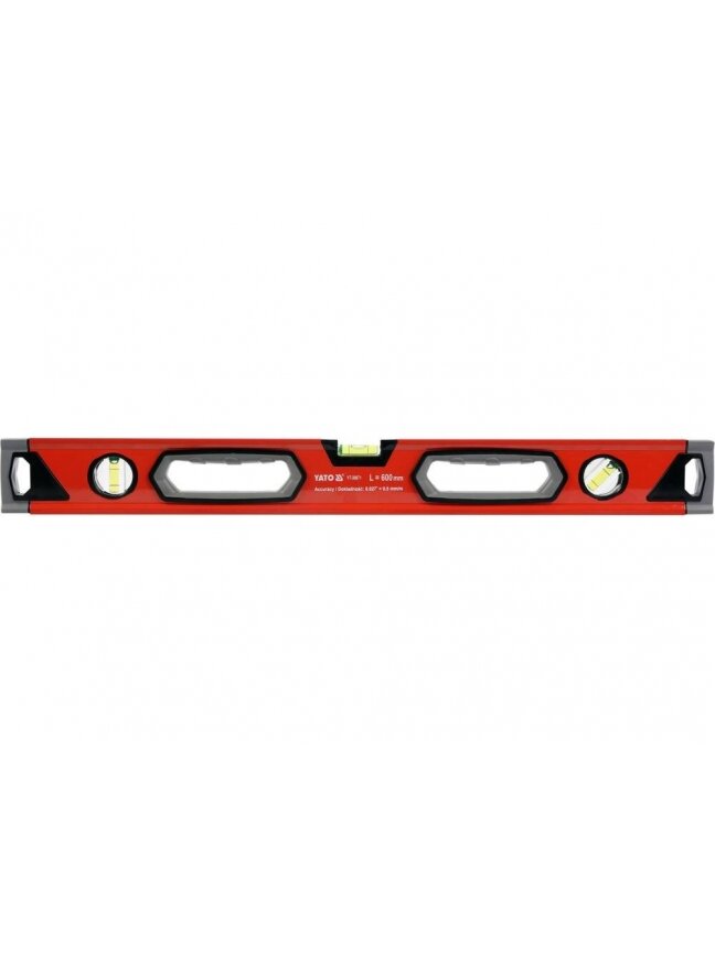 Gulsčiukas aliuminis 3L (0.5mm/m) Yato | 60cm Gulsčiukas aliuminis 3L (0.5mm/m) Yato | 60cm
