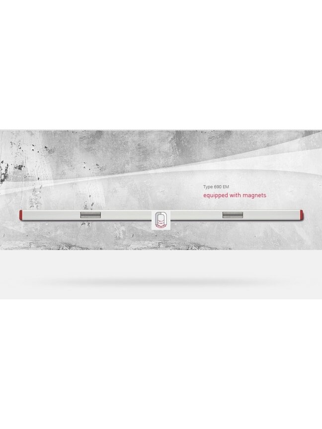 Gulsčiukas BMI Eurostar su magnetais (80 cm) 2 Gulsčiukas BMI Eurostar su magnetais (80 cm) 2