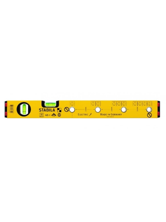 Gulsčiukas elektrikams, type 70, 43cm, Stabila 1