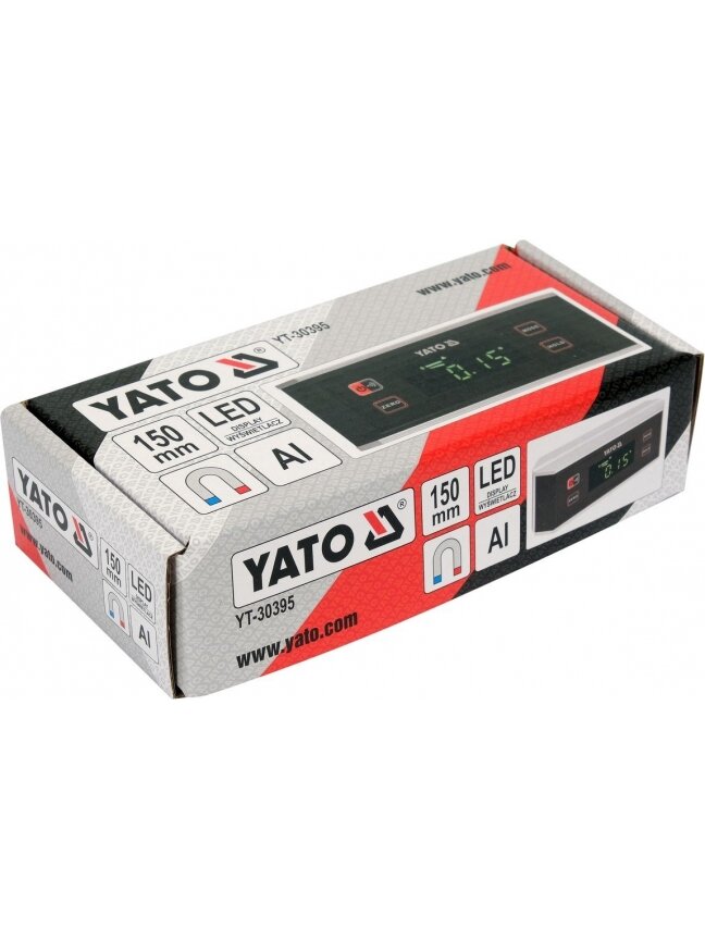 Gulsčiukas magnetinis skaitmeninis 150mm Yato 1