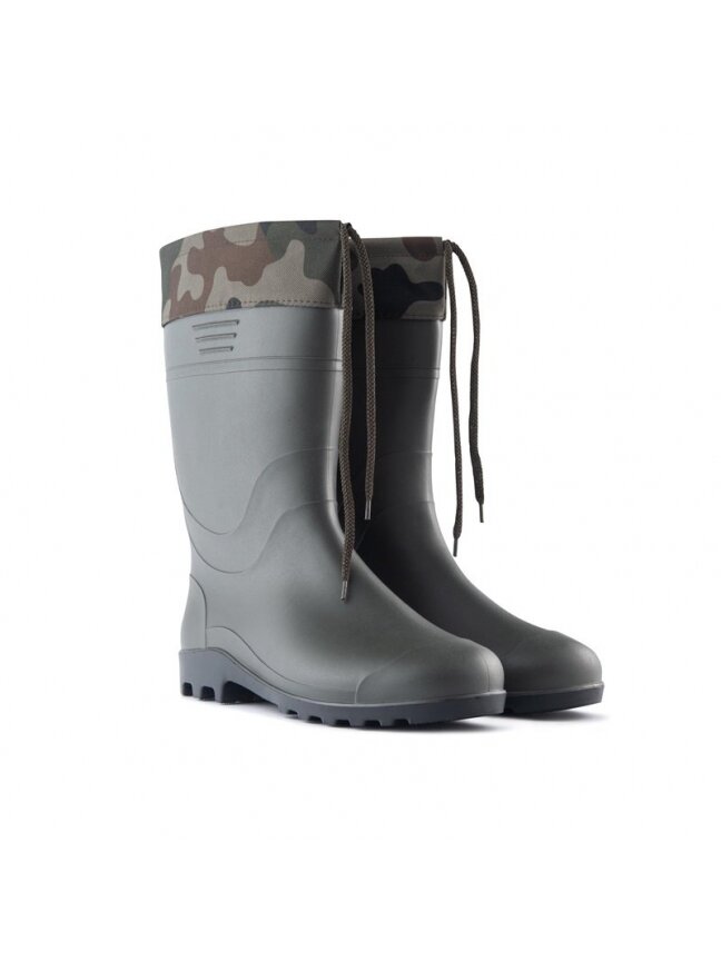 Guminiai batai, ilgi, sutraukiamu viršumi, 44 dydis Guminiai batai, ilgi, sutraukiamu viršumi, 44 dydis