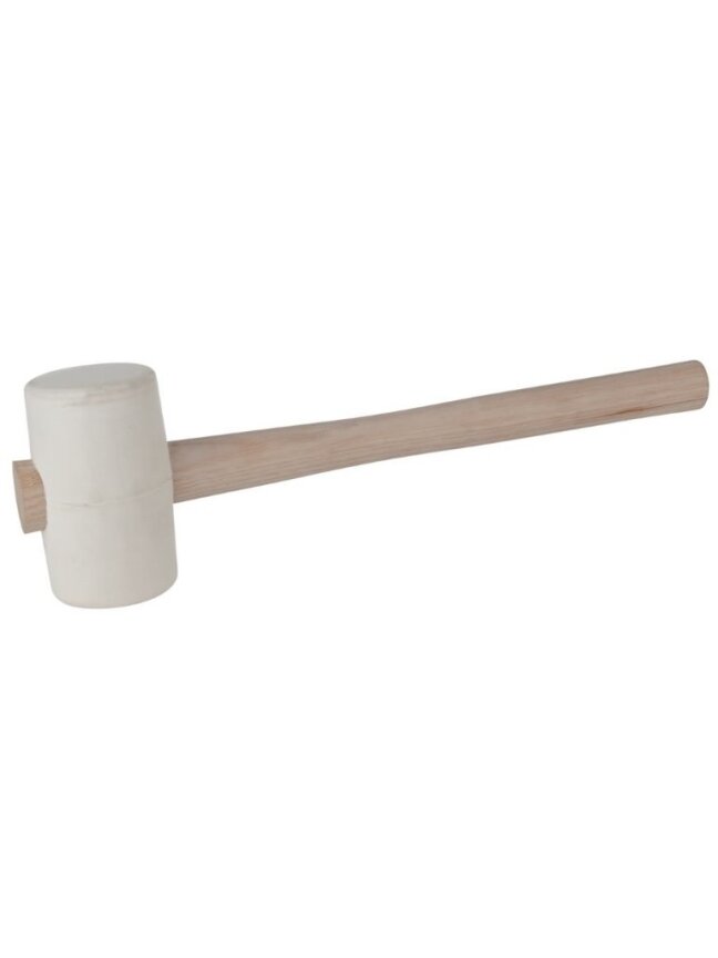Guminis  plaktukas, baltas  735g, KS Tools
