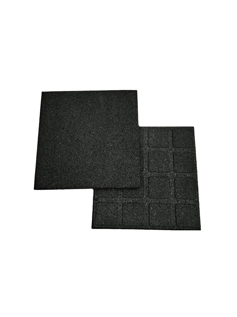 Guminė plytelė, 50 x 50 x 3 cm, juoda Guminė plytelė, 50 x 50 x 3 cm, juoda