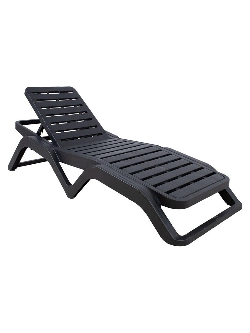 Gultas Progarden SCIROCCO, antracito, 187 x 71 x 44.5 cm