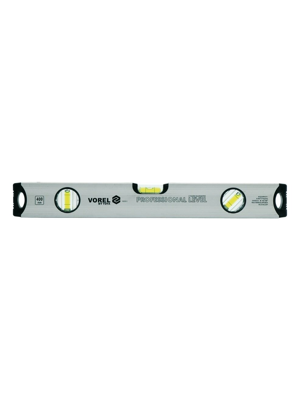 Gulsčiukas aliuminis 3L Vorel | 120cm Gulsčiukas aliuminis 3L Vorel | 120cm