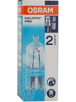 Halogeninė lemputė Osram T12 35W G9 2700K 460lm 2 Halogeninė lemputė Osram T12 35W G9 2700K 460lm 2