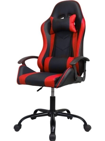 Happygame 6911, 59 x 47 x 116 - 126 cm, juoda/raudona