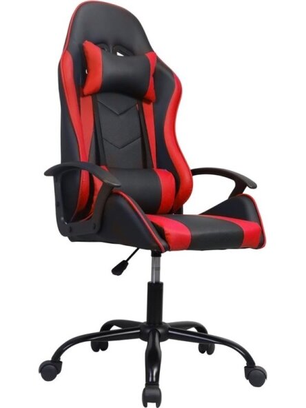 Happygame 6911, 59 x 47 x 116 - 126 cm, juoda/raudona 1