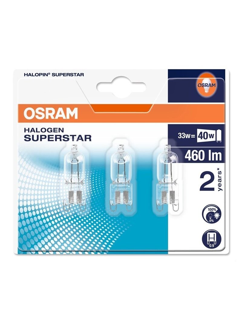 HALOGENINĖ LEMPA G9 33W 230V 3VNT 1 HALOGENINĖ LEMPA G9 33W 230V 3VNT 1