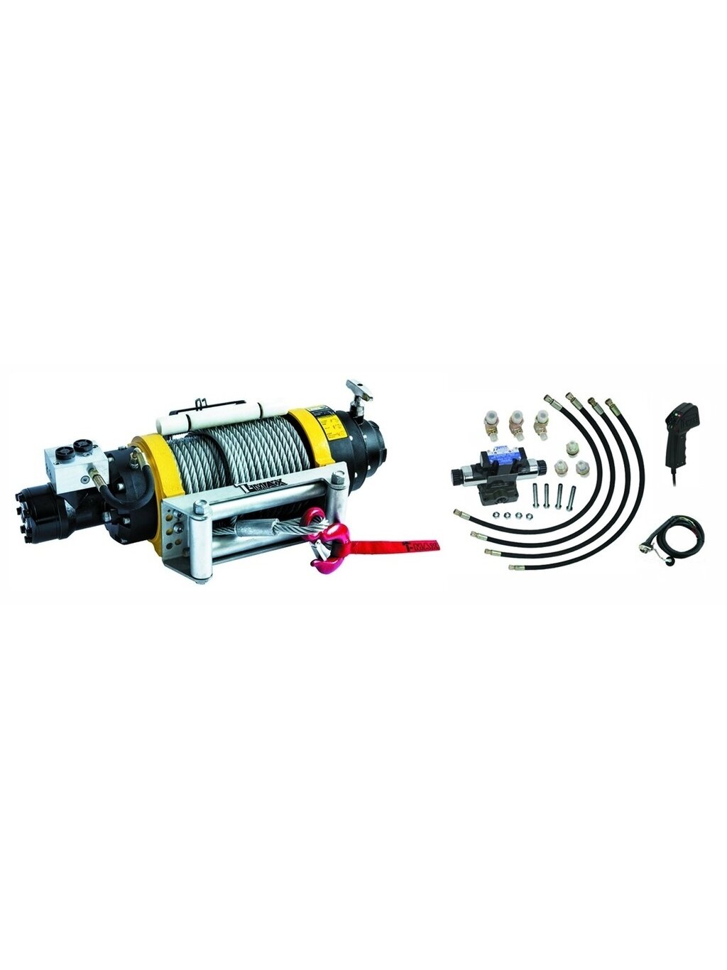 ⬡ Hidraulinė gervė su radijo nuotolinio valdymo pultu 24V 22500 Lbs/10215 kg (CHWPRO22500R, T-MAX) ⬡ Hidraulinė gervė su radijo nuotolinio valdymo pultu 24V 22500 Lbs/10215 kg (CHWPRO22500R, T-MAX)