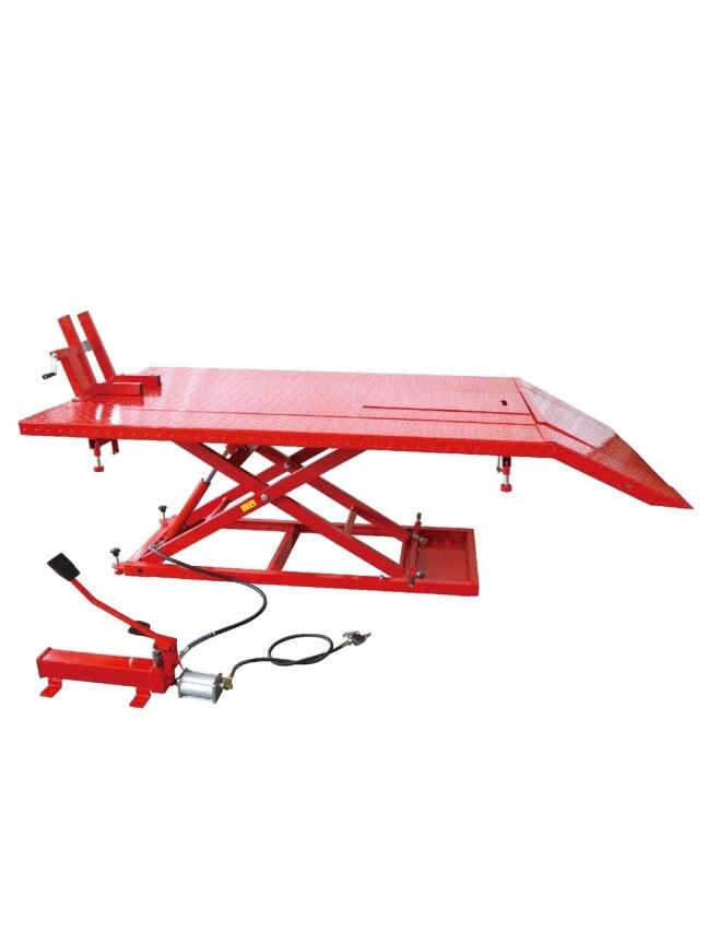 ⬡ Hidraulinis keltuvas motociklui 680kg (TRE04152QJ, TONGRUN) ⬡ Hidraulinis keltuvas motociklui 680kg (TRE04152QJ, TONGRUN)