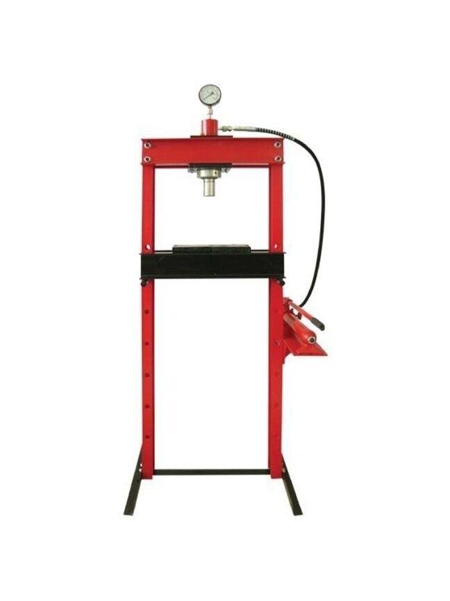 Hidraulinis presas su manometru, 20 T, TONGLI (TL05003) Hidraulinis presas su manometru, 20 T, TONGLI (TL05003)
