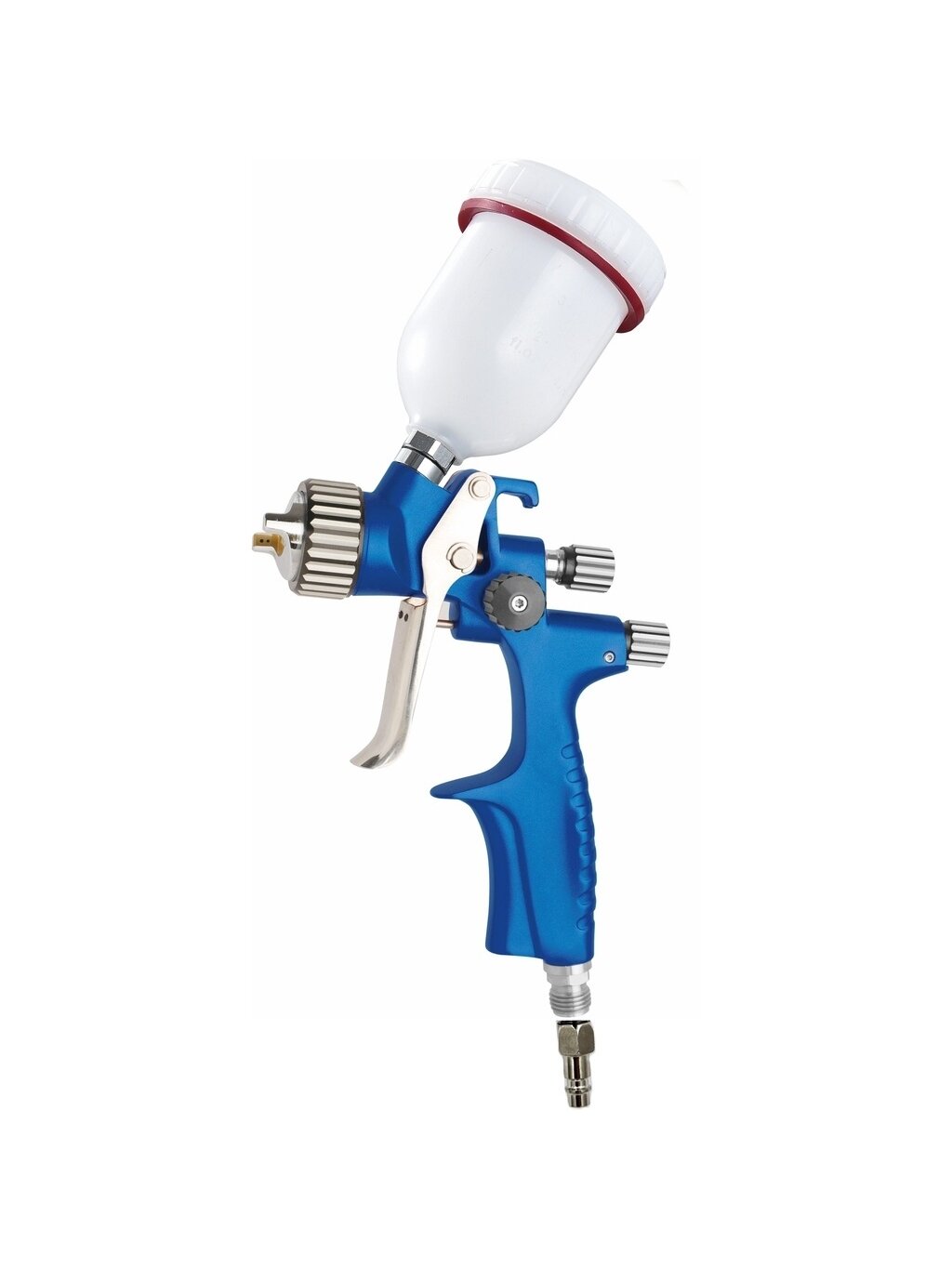⬡ HVLP MINI profesionalus oro purškimo pistoletas Ø0,8 mm (SR200)